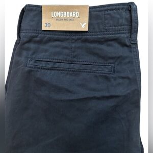 American Eagle Longboard Shorts Men’s‎ Size 30 Blue Below The Knee Chino NWT’S